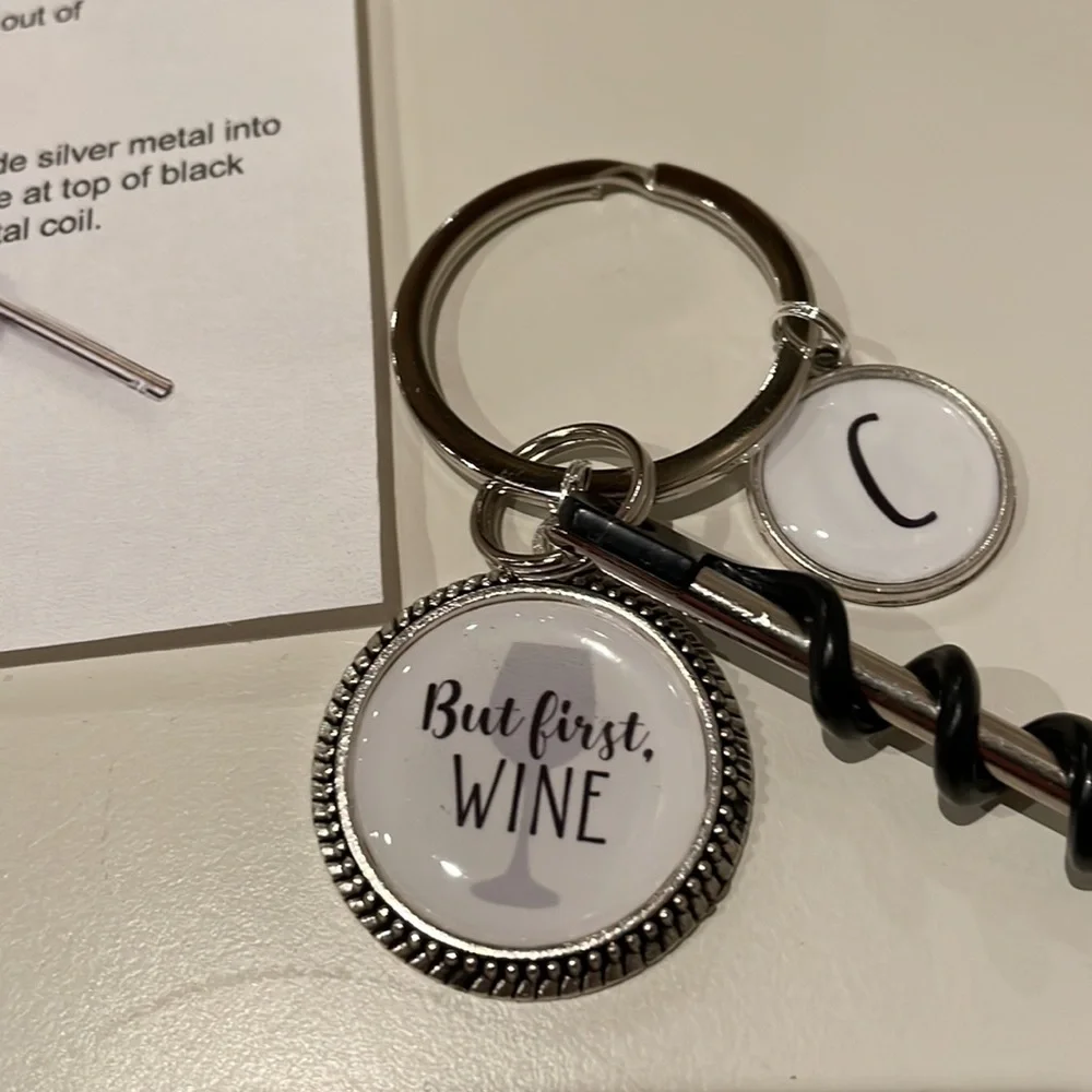 Corkscrew Keychain